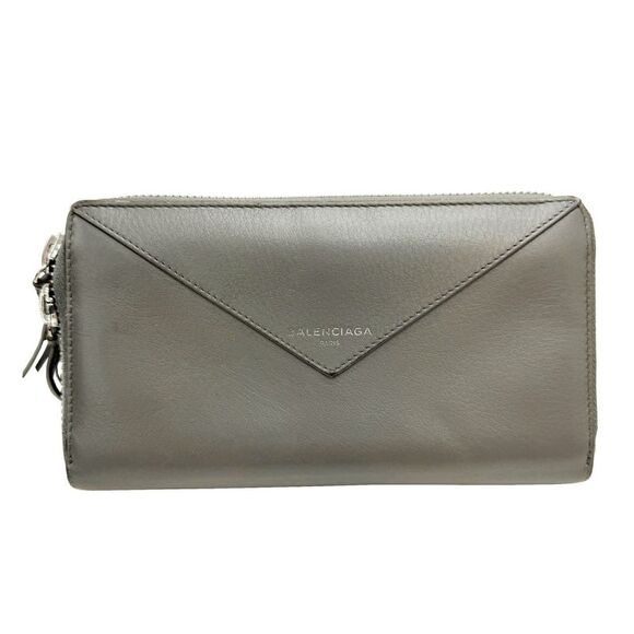 Pre Loved balenciaga Unisex Grey Wallets - Picture 1 of 8